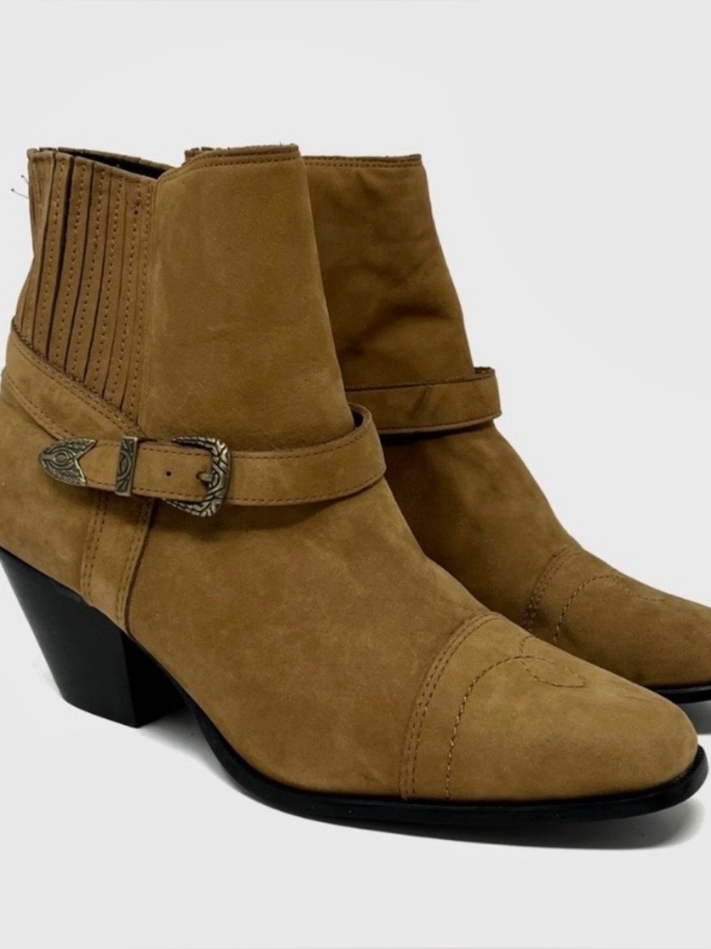 Dingo Leather Western Ankle Bootie Sz 8